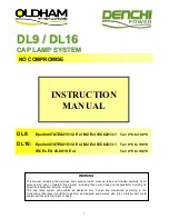 Oldham DL9 Instruction Manual And User Handbook preview