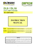 Oldham DL9 Instruction Manual And User Handbook предпросмотр