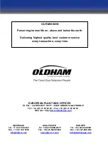 Preview for 106 page of Oldham iTrans 2 Installation And Operation Manual