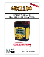 Предварительный просмотр 1 страницы Oldham MX 2100 Operating And Maintenance Manual