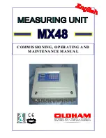 Oldham MX48 Commissioning, Operating And Maintenance Manual preview