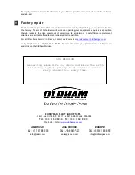 Preview for 28 page of Oldham OLCT10N Manual