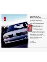 Предварительный просмотр 7 страницы Oldsmobile 1993 Achieva Owner'S Manual