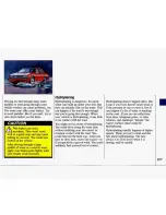 Предварительный просмотр 159 страницы Oldsmobile 1993 Achieva Owner'S Manual