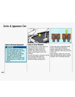 Предварительный просмотр 262 страницы Oldsmobile 1993 Achieva Owner'S Manual