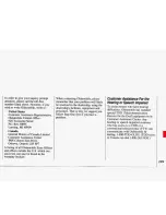 Предварительный просмотр 301 страницы Oldsmobile 1993 Silhouette Owner'S Manual