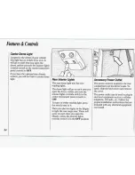 Предварительный просмотр 86 страницы Oldsmobile 1994 Silhouette Owner'S Manual