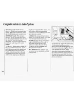 Предварительный просмотр 114 страницы Oldsmobile 1994 Silhouette Owner'S Manual