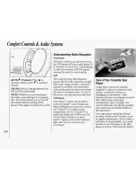 Предварительный просмотр 130 страницы Oldsmobile 1994 Silhouette Owner'S Manual