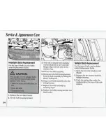 Предварительный просмотр 206 страницы Oldsmobile 1994 Silhouette Owner'S Manual