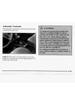 Предварительный просмотр 75 страницы Oldsmobile 1995 Achieva Owner'S Manual