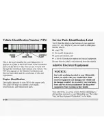 Предварительный просмотр 260 страницы Oldsmobile 1995 Achieva Owner'S Manual