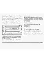 Предварительный просмотр 125 страницы Oldsmobile 1995 Aurora Owner'S Manual