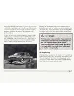 Предварительный просмотр 181 страницы Oldsmobile 1995 Aurora Owner'S Manual