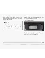 Preview for 97 page of Oldsmobile 1995 Cutlass Supreme Owner'S Manual