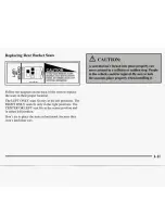 Preview for 21 page of Oldsmobile 1995 Silhouette Owner'S Manual