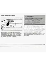 Preview for 83 page of Oldsmobile 1995 Silhouette Owner'S Manual