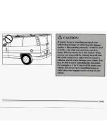 Preview for 131 page of Oldsmobile 1995 Silhouette Owner'S Manual