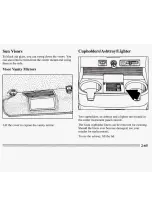 Preview for 135 page of Oldsmobile 1995 Silhouette Owner'S Manual