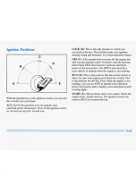 Предварительный просмотр 75 страницы Oldsmobile 1996 Aurora Owner'S Manual