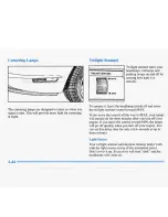 Предварительный просмотр 100 страницы Oldsmobile 1996 Aurora Owner'S Manual