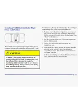 Предварительный просмотр 49 страницы Oldsmobile 1997 Aurora Owner'S Manual