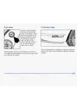 Предварительный просмотр 101 страницы Oldsmobile 1997 Aurora Owner'S Manual