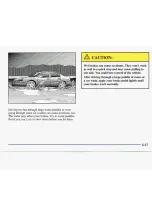 Preview for 163 page of Oldsmobile 1998 Cutlass Owner'S Manual