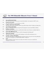 Предварительный просмотр 7 страницы Oldsmobile 1998 Silhouette Owner'S Manual