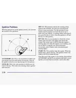 Предварительный просмотр 128 страницы Oldsmobile 1998 Silhouette Owner'S Manual