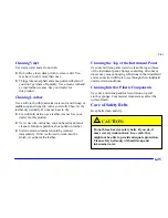 Предварительный просмотр 263 страницы Oldsmobile 1999 88 Owner'S Manual