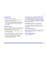 Предварительный просмотр 291 страницы Oldsmobile 1999 Aurora Owner'S Manual