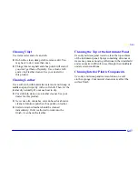 Предварительный просмотр 261 страницы Oldsmobile 1999 Cutlass Owner'S Manual