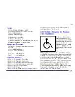 Предварительный просмотр 411 страницы Oldsmobile 1999 Silhouette Owner'S Manual