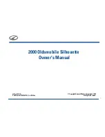 Предварительный просмотр 3 страницы Oldsmobile 2000 Silhouette Owner'S Manual