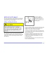 Предварительный просмотр 15 страницы Oldsmobile 2001 Silhouette Owner'S Manual