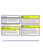 Предварительный просмотр 26 страницы Oldsmobile 2001 Silhouette Owner'S Manual