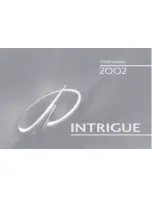 Предварительный просмотр 1 страницы Oldsmobile 2002 Intrigue Owner'S Manual