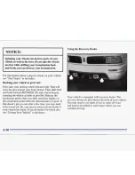 Предварительный просмотр 210 страницы Oldsmobile bravada 1996 Owner'S Manual