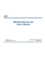 Предварительный просмотр 3 страницы Oldsmobile Bravada 2000 Owner'S Manual