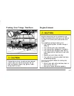 Предварительный просмотр 89 страницы Oldsmobile Bravada 2004 Owner'S Manual