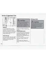 Предварительный просмотр 198 страницы Oldsmobile Cutlass Supreme 1994 Owner'S Manual