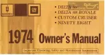 Oldsmobile GM DELTA 88 1974 Owner'S Manual preview