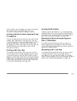 Preview for 113 page of Oldsmobile SILHOUETTE GTK 2004 Owner'S Manual