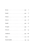 Preview for 4 page of Oleo-Mac 10 Use And Maintenance Manual