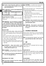 Предварительный просмотр 32 страницы Oleo-Mac GS 180E Operators Instruction Book