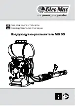 Oleo-Mac MB 90 Operators Instruction Book preview