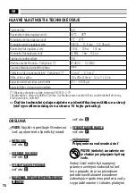 Preview for 78 page of Oleo-Mac PW 115C Operators Instruction Book