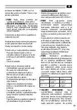 Preview for 79 page of Oleo-Mac PW 115C Operators Instruction Book