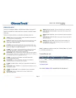 Preview for 4 page of OleumTech WG-0900-DH1 User Manual